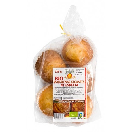 Madalenas Gigantes Espelta 325 g