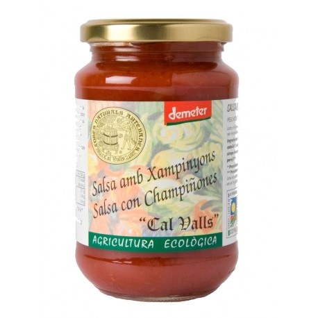 SALSA DE TOMATE CON CHAMPIÑONES 350G C.V.