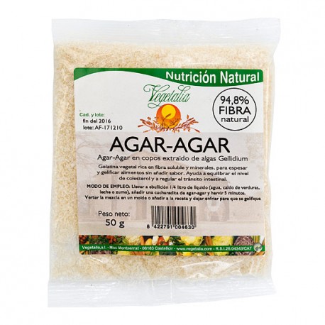 Alga AGAR-AGAR en COPOS 50g
