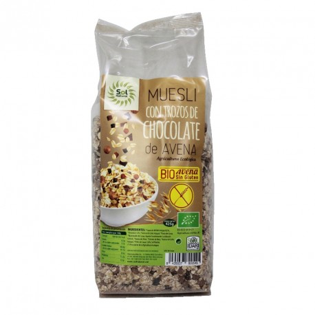 Muesli de avena chocolate S/G Sol Natural Muesli de avena chocolate S/G Sol Natural
