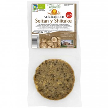 Vegeburguer de seitán y shitake 2x80g