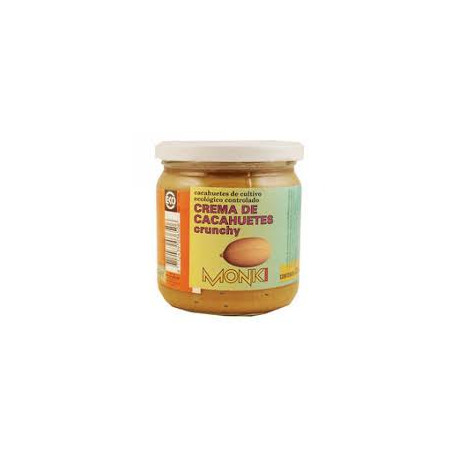 CREMA DE CACAHUETE CRUJIENTE MONKI BIO 330g