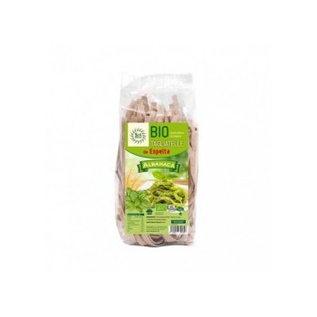 TAGLIATELLE DE ESPELTA CON ALBAHACA BIO