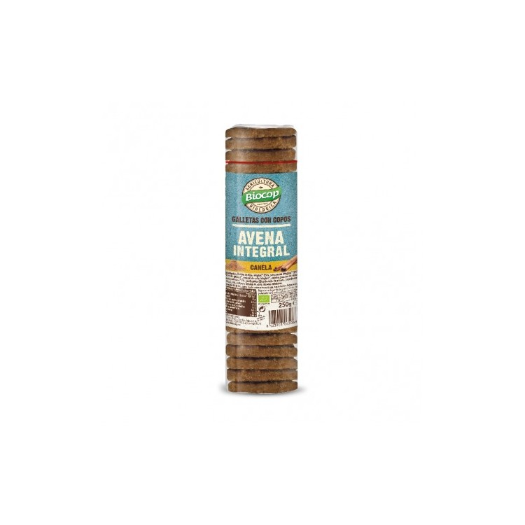 Galleta con copos de avena y Canela Biocop