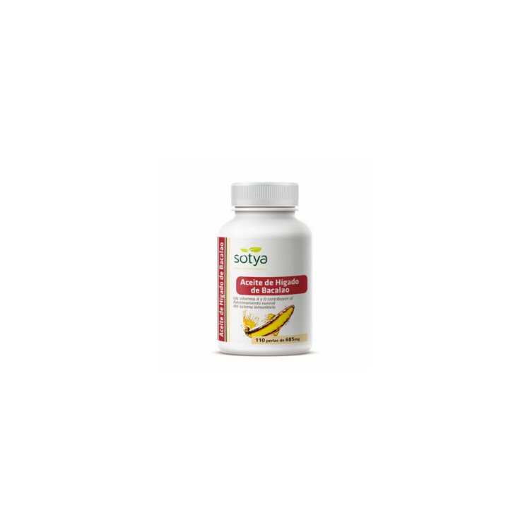 Hígado de bacalao 500mg 110 perlas Sotya Hígado de bacalao 500mg 110 perlas Sotya