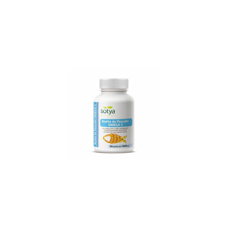 Omega 3 EPA 1000mg 50 perlas Aceite de pescado Sotya Omega 3 EPA 1000mg 50 perlas Aceite de pescado Sotya
