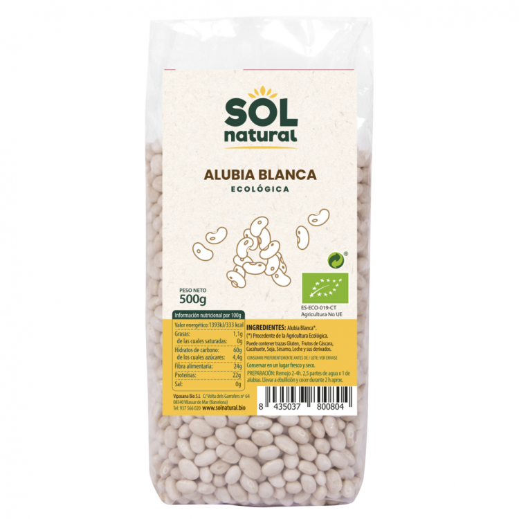 Alubias Blancas 500 g Solnatural