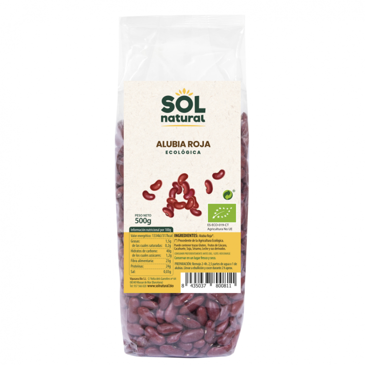 ALUBIAS ROJAS 500 g SOLNATURAL