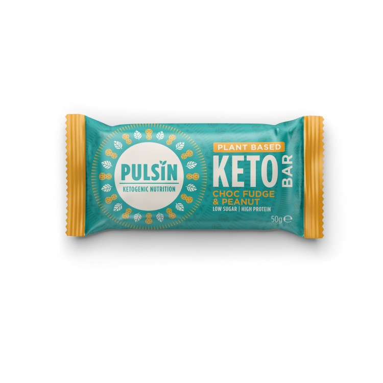 PULSIN KETO FUDGE CACAHUETE 50G
