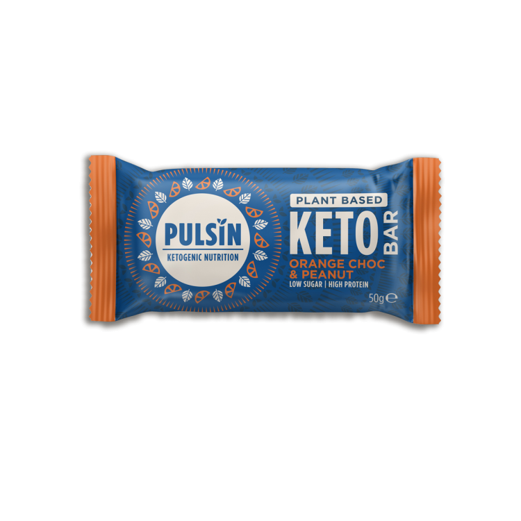 PULSIN KETO ORANGE CHOC 50G. PULSIN KETO ORANGE CHOC 50G.