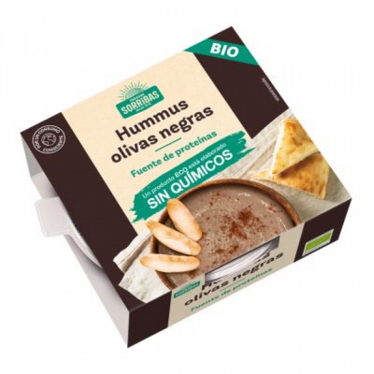 Hummus de olivas de aragón 240g Bio Hummus de olivas de aragón 240g Bio