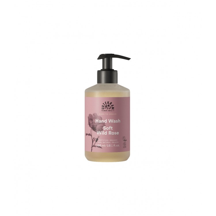 JABÓN LÍQUIDO DISPENSADOR WILD ROSE 300ML URTEKRAM