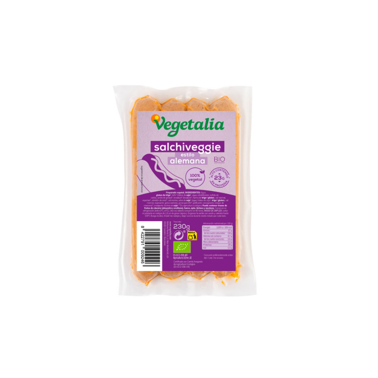 SALCHICHA VEGETAL ALEMANA BIO 230g