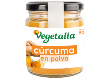 CÚRCUMA BIO EN POLVO VEGETALIA 80GR