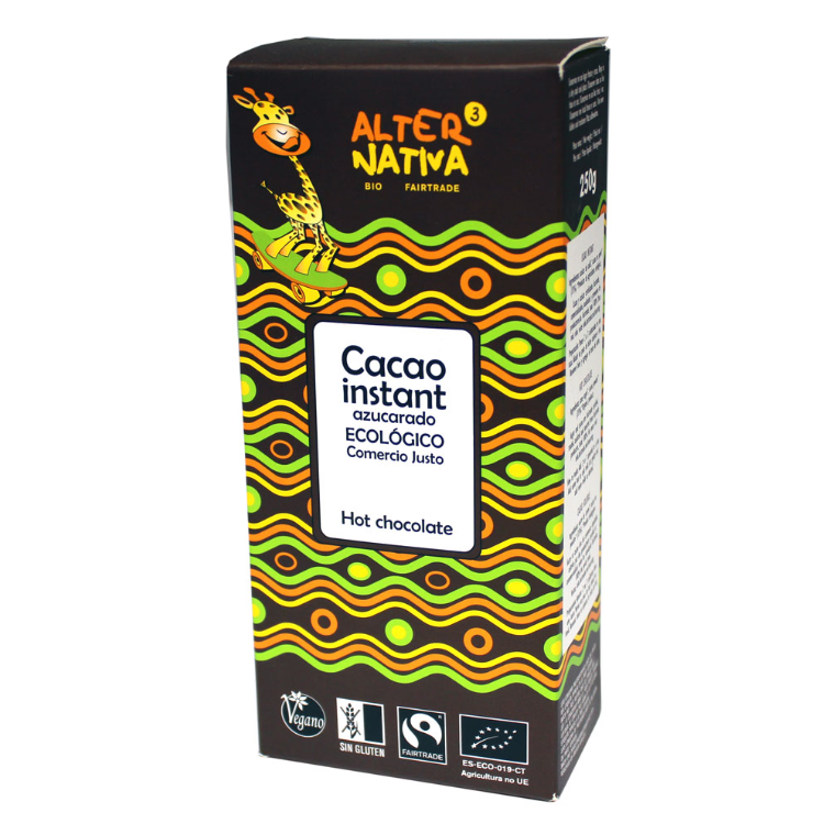 CACAO INSTANT BIO 250G ALTERNATIVA