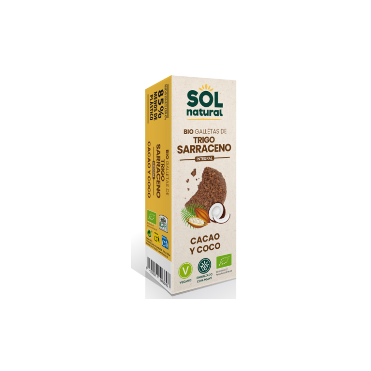 GALLETAS DE TRIGO SARRACENO COCO-CACAO BIO 175g